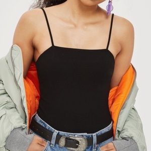 Topshop Square Neck Ponte Body